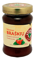 Braškių džemas, 330 g