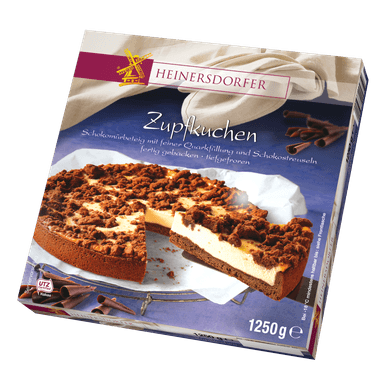 Frozen cheese cake HEINERSDORFER, with  chocolate sprinkles, 1,25kg