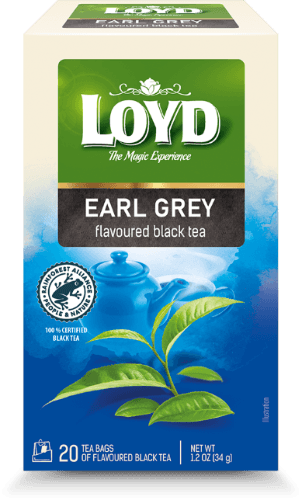 Black tea drink LOYD Earl Gray, 20x1.7g