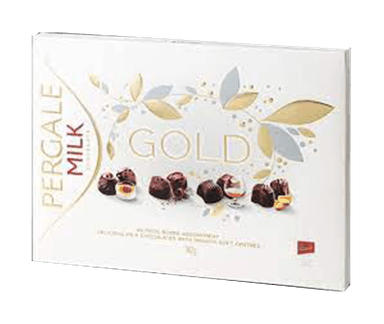 Sweets in a box PERG MILK GOLD 348g