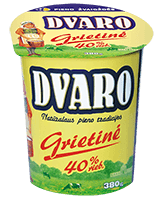 DVARO grietinė, 40 % rieb., 380 g
