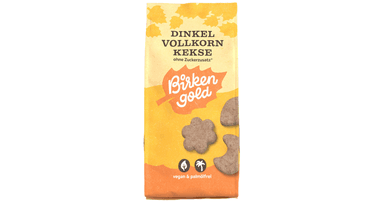 Whole grain spelt cookies without added sugar