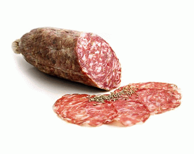 Italian dried sausage SALUMERIA DI MONTE SAN SAVINO, Finocchiona,~750g