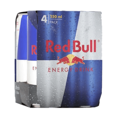 Energy drink RED BULL (250 ml x 4 cans), 1 l