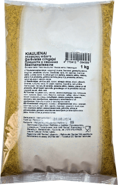 Spices mix for pork, 1 kg