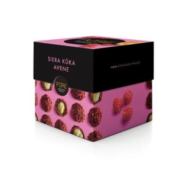 Milk chocolate truffles PURE with cheesecake flavored cream filling an