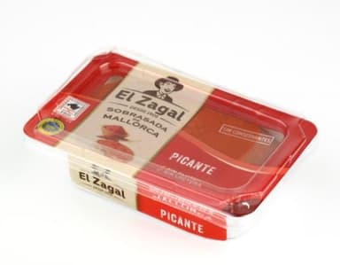 Dried sausage, SOBRASADA  de MALLORCA, tubs, spicy, I r., 200g