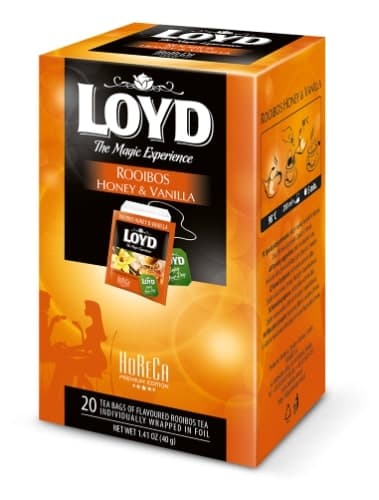 Rooibos tea LOYD HORECA honey and vanilla flavor, 20 x 2g