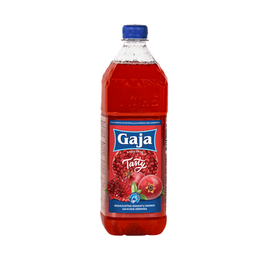 Non- carbonated pomegrante - flavour soft drink GAJA, 1 l