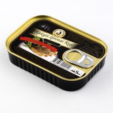 Sprats in oil, 100 g