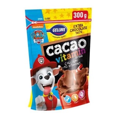 Tirpusis kakavos gėrimas GELLWE Paw patrol, 300g