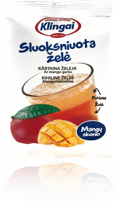 Layered jelly KLINGAI, mango flavor 80 g