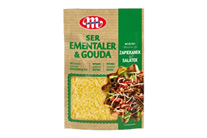 EMMENTALER & GOUDA grated cheese 45% 100g