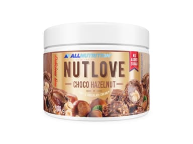 Chocolate spread, NUTLOVE ALLNUTRITION CHOCO HAZELNUT, 0,5 kg