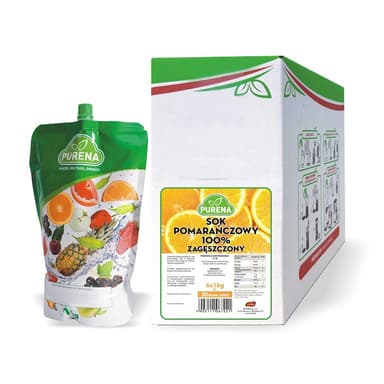 Orange Juice 100% Concentrate PURENA, 100%, 4,2:0,8, 1 kg