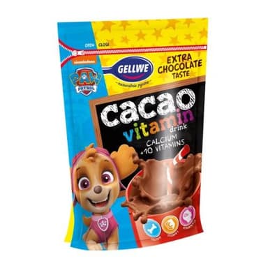 Tirpusis kakavos gėrimas GELLWE Paw Patrol, 150g