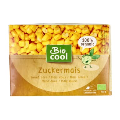 Kukurūzai, šaldyti, ekologiški