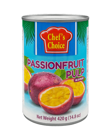 Passion fruit pulp, CHEF'S CHOICE, syrup, 420 g