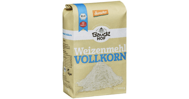 Whole grain wheat flour, biodynamic
