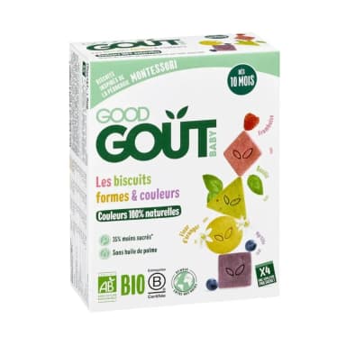 Spalvoti sausainiai, nuo 10 mėn., ekologiški