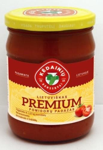 Pomidorų padažas KĖDAINIŲ Lietuviškas Premium, 500 g