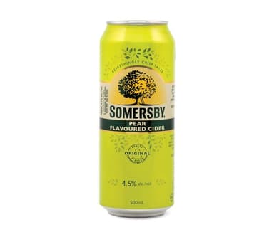 Sidras SOMERSBY, kriaušių skonio, 4,5%, 0,5 l, skardinė D