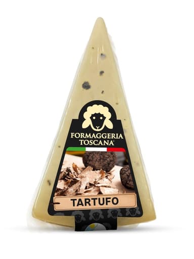 Hard cheese Pecorino, with truffles, sheep's milk, 70g