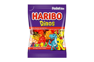 HARIBO DINOS fruit-flavored gummy jelly 100g