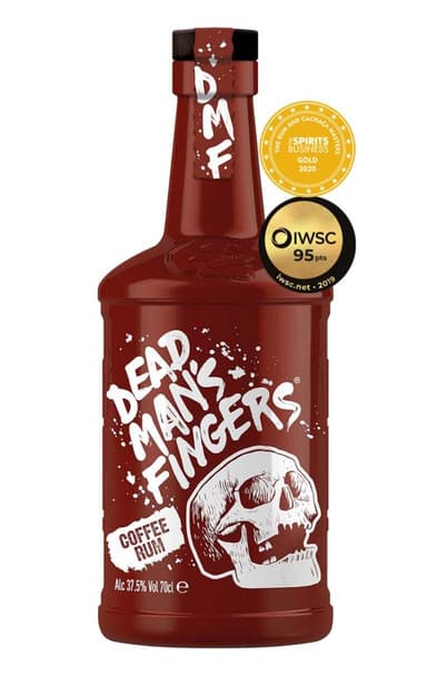 Romo ir kavos skonio spiritinis gėrimas DEAD MAN'S FINGERS, Coffee, 37,5%, 0,7l
