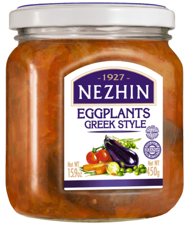 Baklažanai NEZHIN, Graikiškai, 450 g