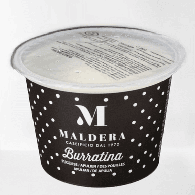 Šviežias sūris Burratina MALDERA, dėžutėje,  100 g