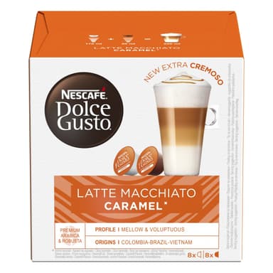 NESCAFE Dolce Gusto Caramel Latte Macchiato 16Cap 3x168.8g