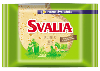 Fermented cheese SVALIA, 45%, 240 g