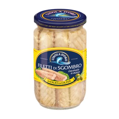 Mackerel fillet in olive oil L’ISOLA D'ORO