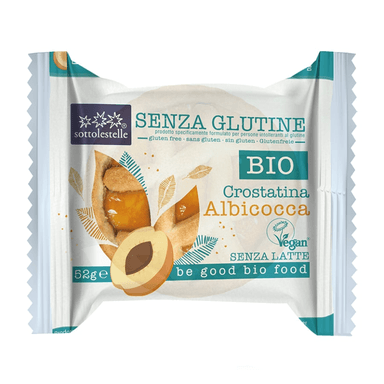 CROSTATINA apricot tart, gluten-free, organic