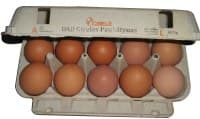 Eggs, size L, brown, packed, 10 pcs., GIP 6120840