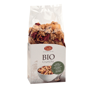 Crispy flakes with red apples BIO CRUNCHY, organic