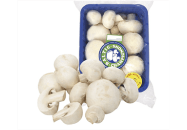 Packed champignons, category II, 400 g, JSC