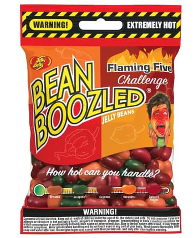 Candy  JELLY BELLY  Bean Boozled Flaming Five, 54 g