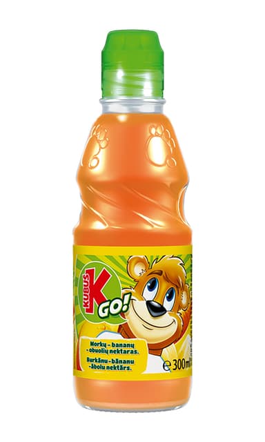 Nectar KUBUS GO banan-carrot-apple, 0,3L