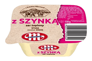 Melted spreadable cheese with ham 150g