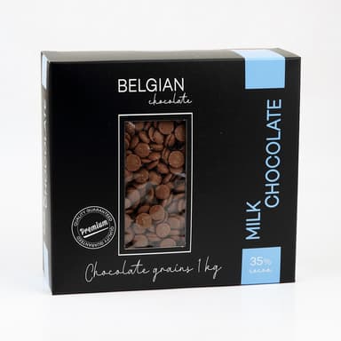 Milk chocolate VELICHE 35%, 1 kg