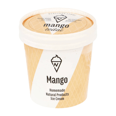 Mango fruit edible ice cream