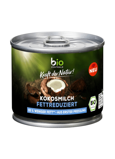 Organic coconut cream BIOZENTRALE, fat content 6%, 250 ml