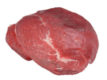 Frozen beef round EKO, kg