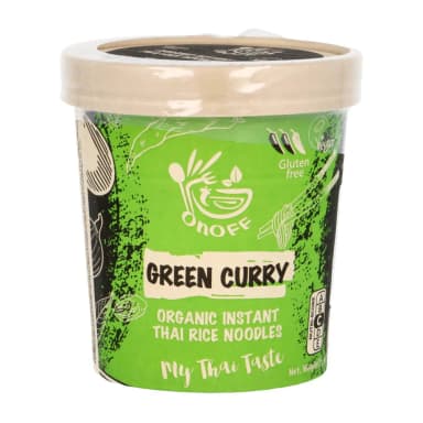 Greito paruošimo sriuba GREEN CURRY, vidutiniškai aštri, ekologiška