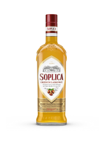 Liqueur SOPLICA, hazelnut flavor, 28%, 0,5 L