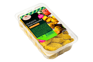 Kepti vištienos filė kepsneliai NUGGETS, 300 g