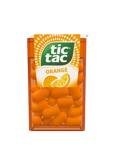 Candies TIC TAC, orange flavour, 18 g
