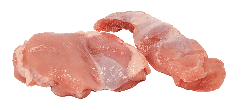 Frozen chicken leg meat, boneless, skinless, ~2 kg